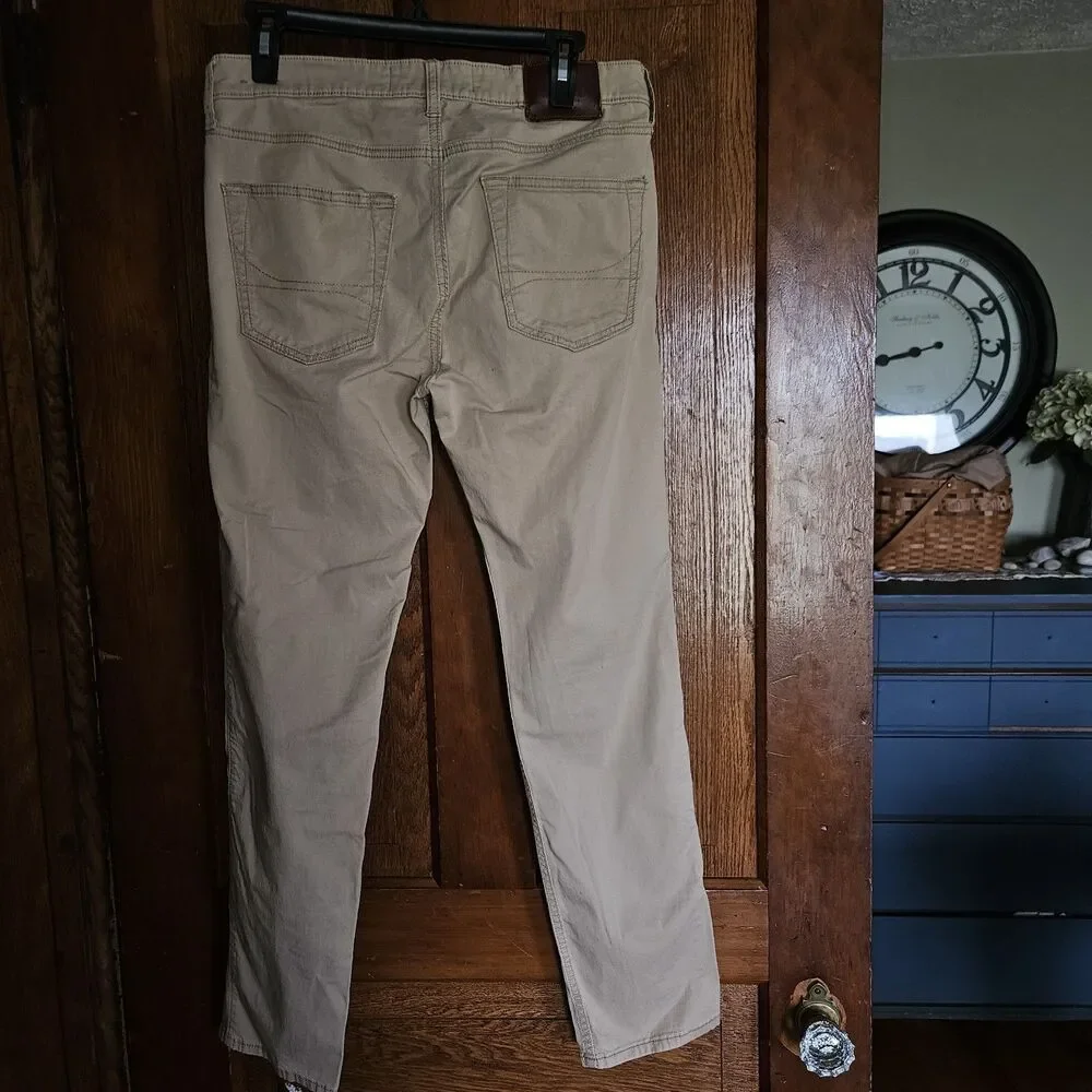 Hollister‎ Men’s Tan Skinny Chino Pants 31×32 | Epic Flex 5-Pocket